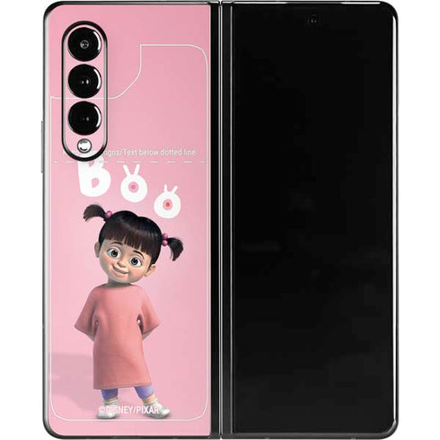 Disney Monsters Inc. Boo Portrait Galaxy Z Fold3 5G Skin