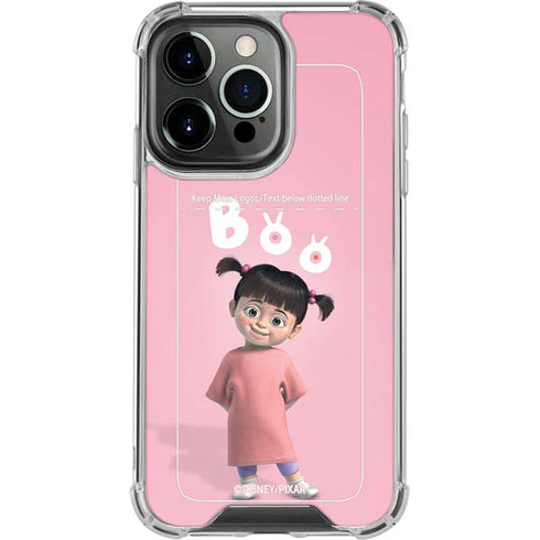 Disney Monsters Inc. Boo Portrait iPhone 13 Pro Clear Case