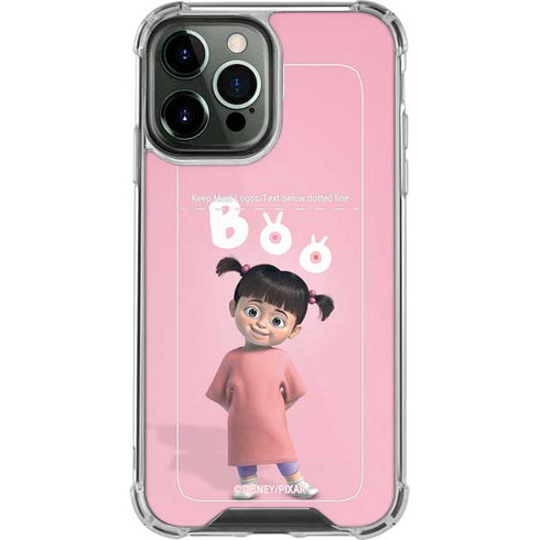 Disney Monsters Inc. Boo Portrait iPhone 13 Pro Max Clear Case