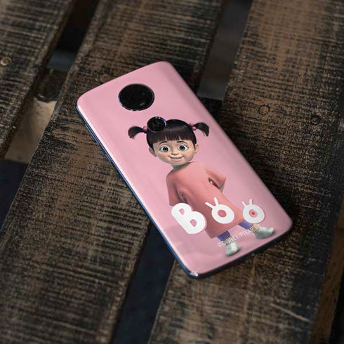 Disney Monsters Inc. Boo Portrait Moto E5 Plus Skin