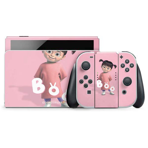 Disney Monsters Inc. Boo Portrait Nintendo Switch OLED (2021) Skin