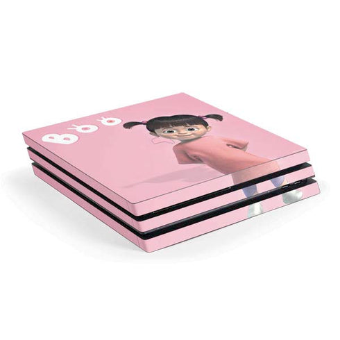 Disney Monsters Inc. Boo Portrait PS4 Pro Console Skin