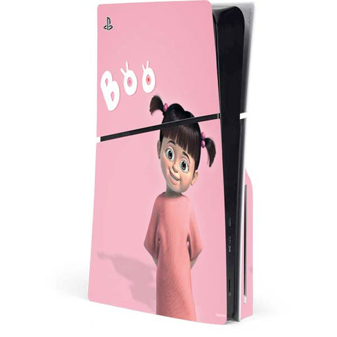Disney Monsters Inc. Boo Portrait PS5 Slim Disk Console Skin