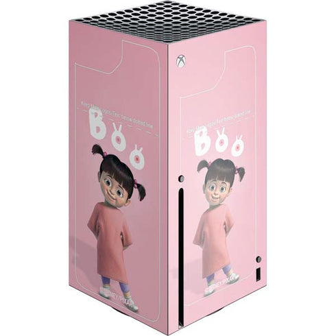 Disney Monsters Inc. Boo Portrait Xbox Series X Console Skin