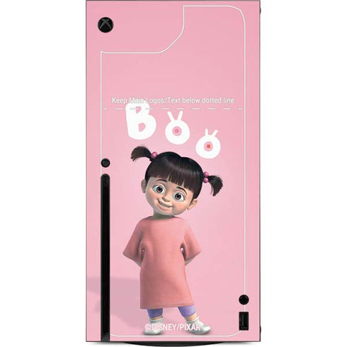 Disney Monsters Inc. Boo Portrait Xbox Series X Console Skin