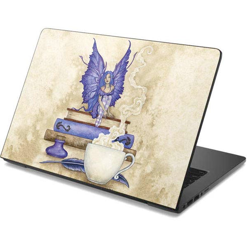 Amy Brown Bookworm Fairy Dell Chromebook Skin