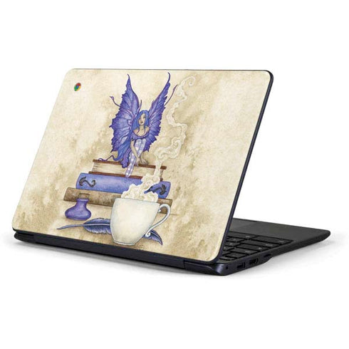 Amy Brown Bookworm Fairy Samsung Chromebook Skin