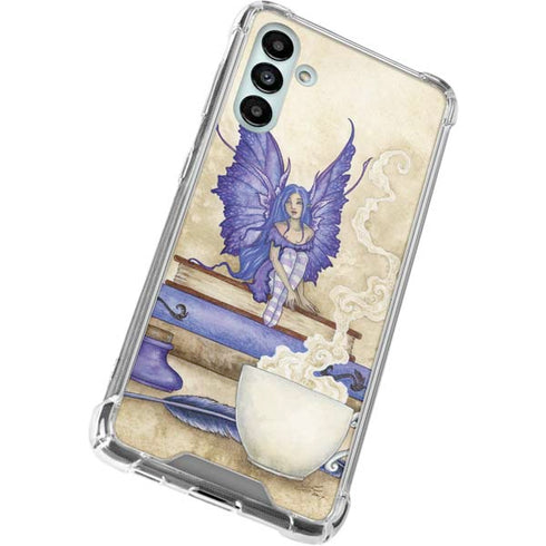 Amy Brown Bookworm Fairy Galaxy A13 5G Clear Case