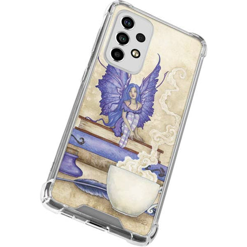 Amy Brown Bookworm Fairy Galaxy A53 5G Clear Case