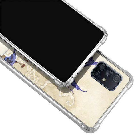 Amy Brown Bookworm Fairy Galaxy A71 5G Clear Case