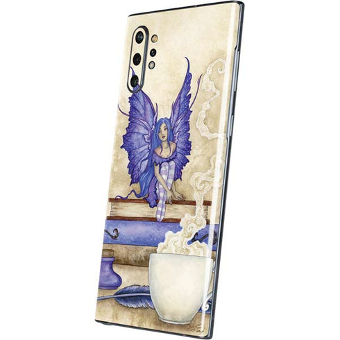 Amy Brown Bookworm Fairy Galaxy Note 10 Plus Skin