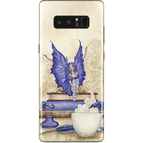 Amy Brown Bookworm Fairy Galaxy Note 8 Skin