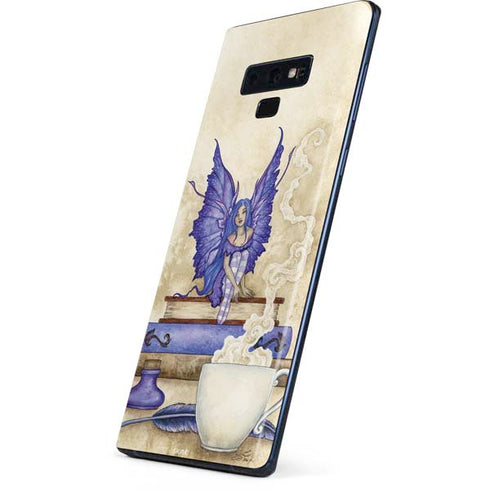 Amy Brown Bookworm Fairy Galaxy Note 9 Skin