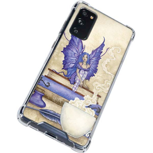 Amy Brown Bookworm Fairy Galaxy S20 FE Clear Case