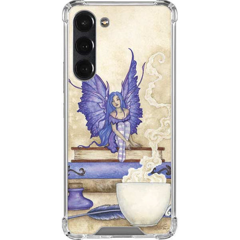 Amy Brown Bookworm Fairy Galaxy S23 Plus Clear Case