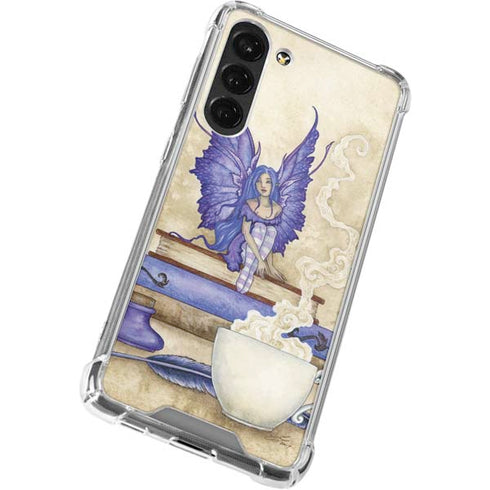Amy Brown Bookworm Fairy Galaxy S23 Plus Clear Case