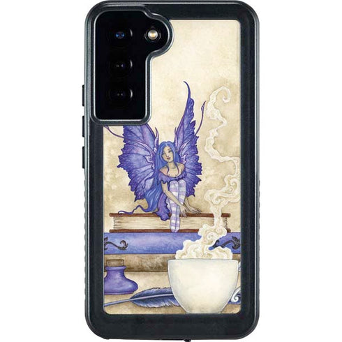 Amy Brown Bookworm Fairy Galaxy S23 Plus Waterproof Case