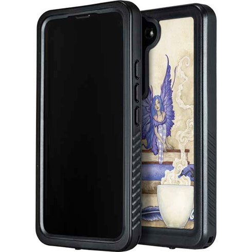 Amy Brown Bookworm Fairy Galaxy S23 Plus Waterproof Case
