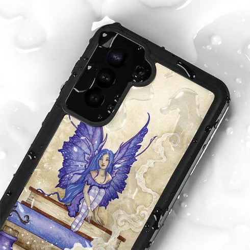 Amy Brown Bookworm Fairy Galaxy S23 Plus Waterproof Case
