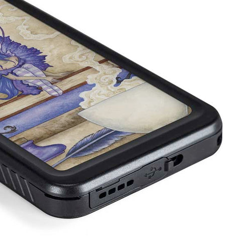 Amy Brown Bookworm Fairy Galaxy S23 Waterproof Case