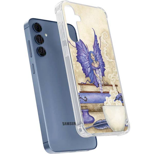Bookworm Fairy by Amy Brown Galaxy S24 Clear Case