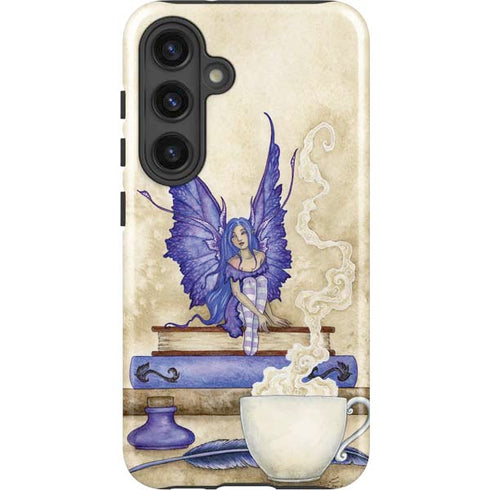 Bookworm Fairy by Amy Brown Galaxy S24 Impact Case