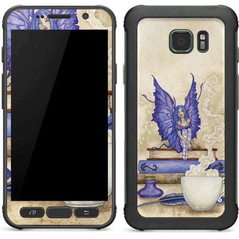 Amy Brown Bookworm Fairy Galaxy S7 Active Skin