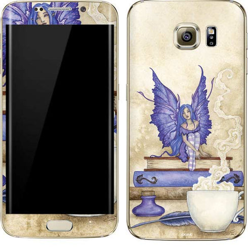 Amy Brown Bookworm Fairy Galaxy S7 Edge Skin