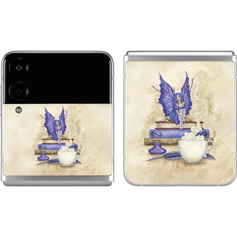 Amy Brown Bookworm Fairy Galaxy Z Flip4 5G Skin