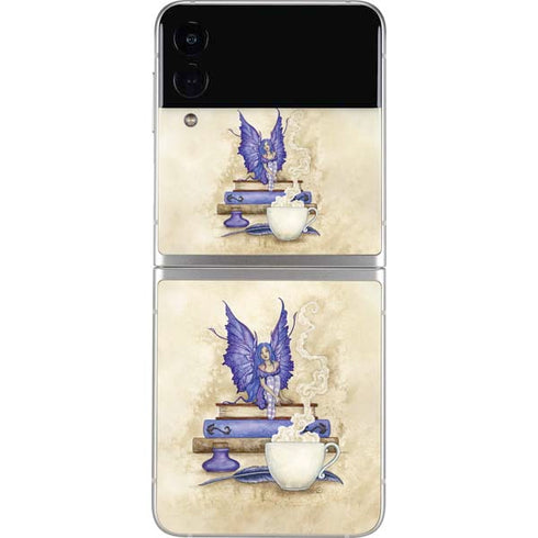 Amy Brown Bookworm Fairy Galaxy Z Flip4 5G Skin