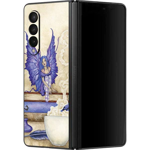 Amy Brown Bookworm Fairy Galaxy Z Fold3 5G Skin