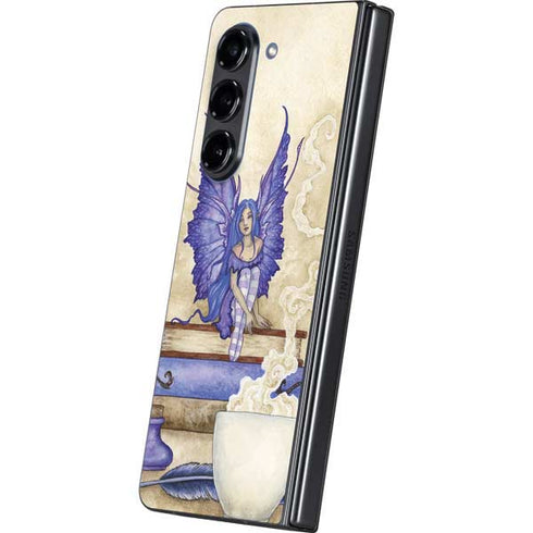 Bookworm Fairy by Amy Brown Galaxy Z Fold5 5G Skin