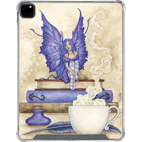 Amy Brown Bookworm Fairy iPad Pro 12.9in (2020) Clear Case