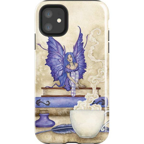 Amy Brown Bookworm Fairy iPhone 11 Impact Case