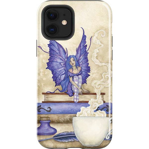 Amy Brown Bookworm Fairy iPhone 12 Impact Case