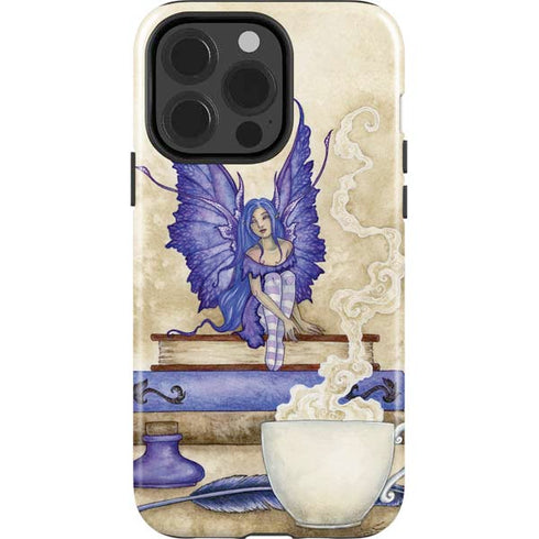 Amy Brown Bookworm Fairy iPhone 13 Pro Impact Case