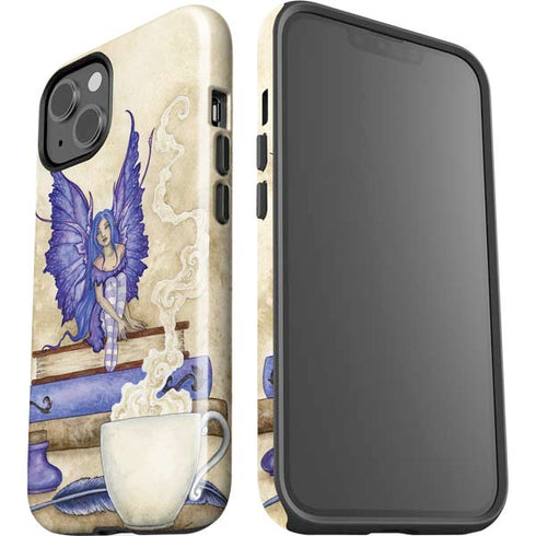 Amy Brown Bookworm Fairy iPhone 14 Plus Impact Case