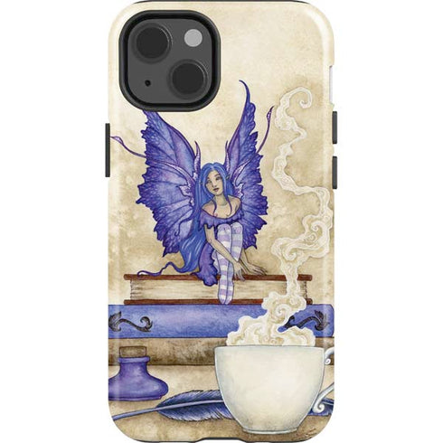 Amy Brown Bookworm Fairy iPhone 14 Impact Case