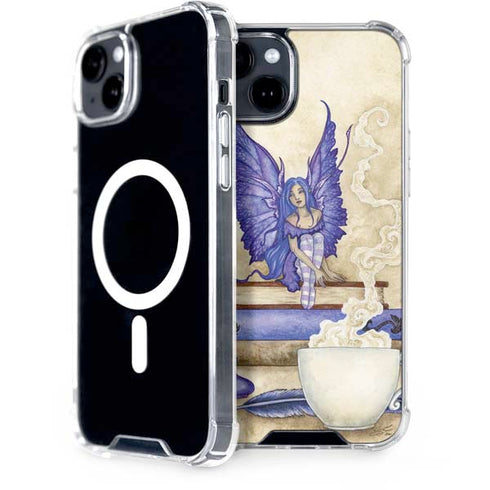 Amy Brown Bookworm Fairy iPhone 14 Plus MagSafe Case