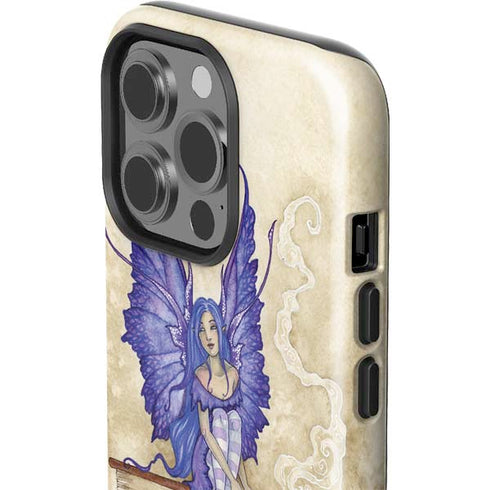 Amy Brown Bookworm Fairy iPhone 14 Pro Impact Case