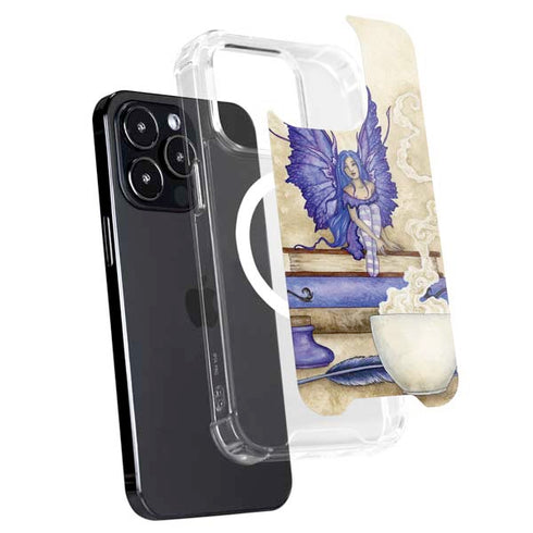 Bookworm Fairy by Amy Brown iPhone 15 Pro MagSafe Case