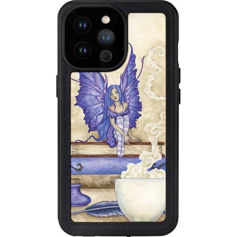 Amy Brown Bookworm Fairy iPhone 14 Pro Max Waterproof Case