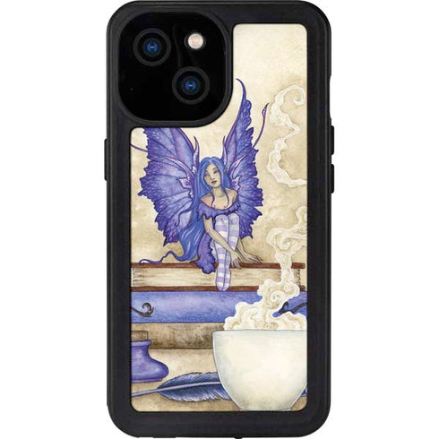 Bookworm Fairy by Amy Brown iPhone 15 Waterproof Case