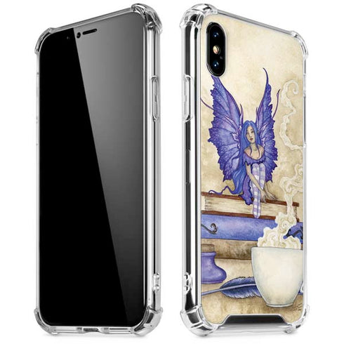 Bookworm Fairy by Amy Brown iPhone XS Max Clear Case