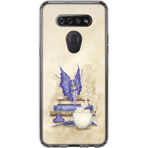 Bookworm Fairy by Amy Brown LG K51/Q51 Clear Case
