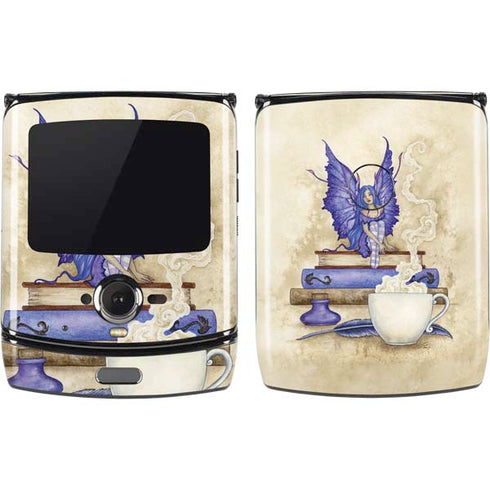 Amy Brown Bookworm Fairy Motorola RAZR Skin