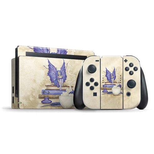 Amy Brown Bookworm Fairy Nintendo Switch Bundle Skin
