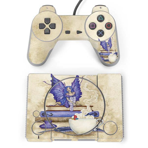 Amy Brown Bookworm Fairy PlayStation Classic Bundle Skin