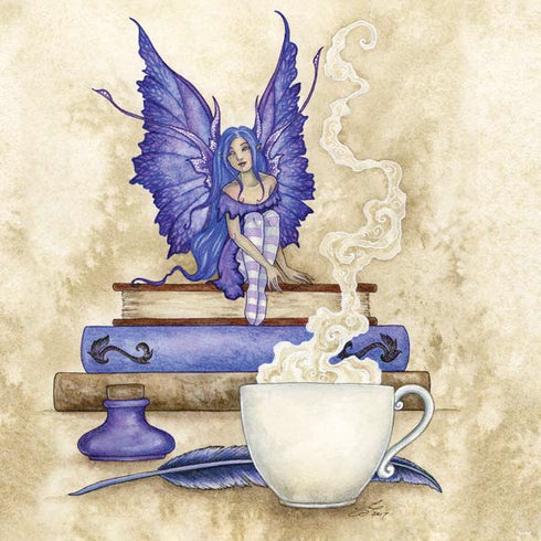 Amy Brown Bookworm Fairy PS4 Console and Controller Bundle Skin