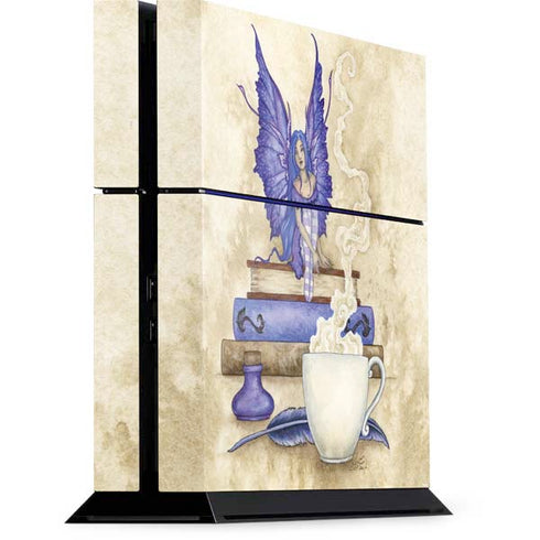 Amy Brown Bookworm Fairy PS4 Console Skin